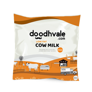 The Pouch of 500ML Low Fat Milk
