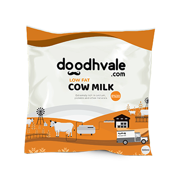 The Pouch of 500ML Low Fat Milk